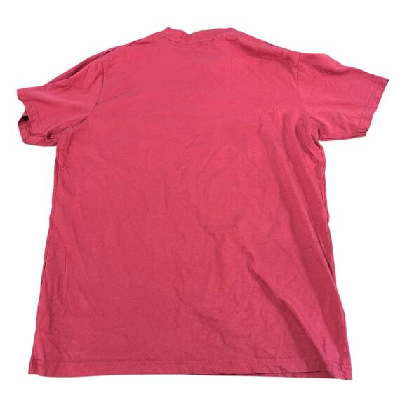 Turtle Crewneck Graphic Tee Red Size Medium Not Now I'm Busy Hiking Novelty Gift - Picture 4 of 4